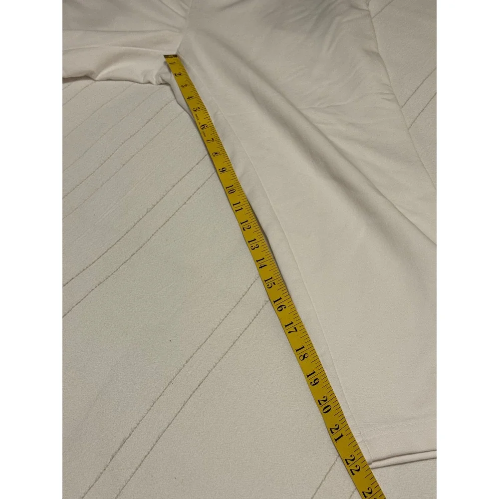 J. Jill White Ankle Pants Petite Small SP Pull On Tapered Leg Trousers 192652 - Picture 6 of 6